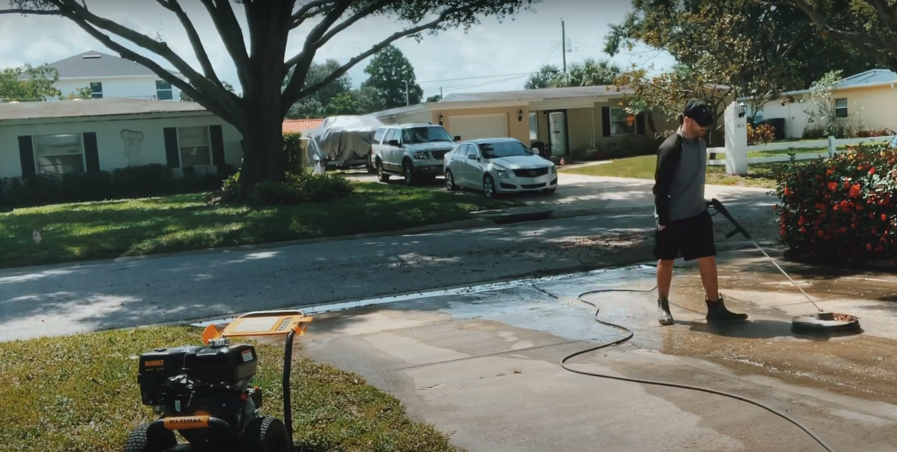 How to Pressure Wash a Driveway?